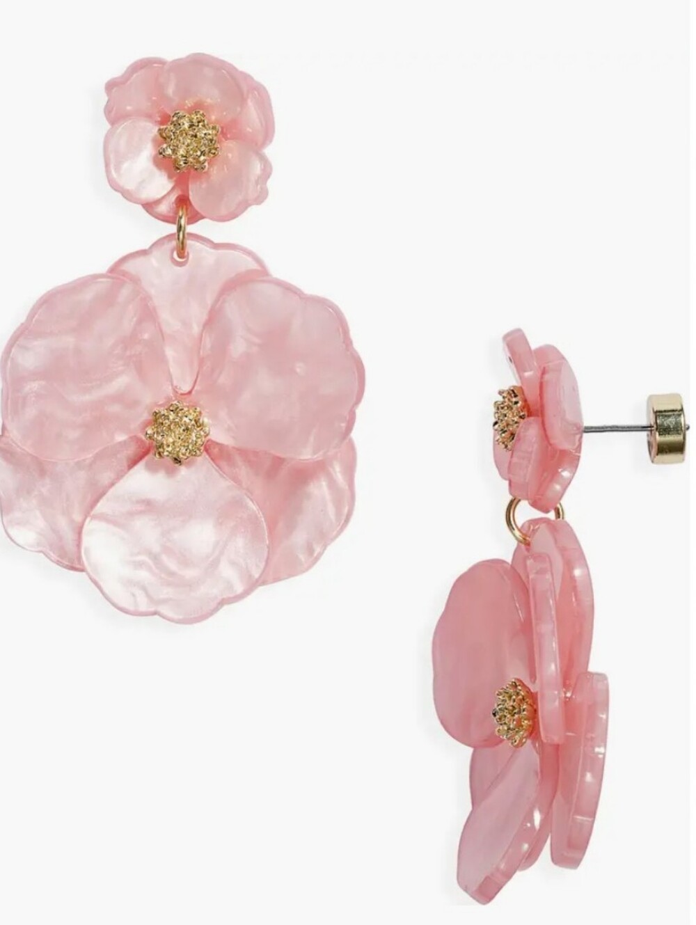 Nordstrom Pansy Drop Earrings
